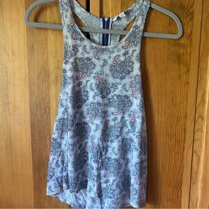 Paisley print tank